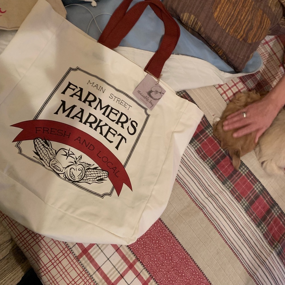 Canvas tote bag. Brand new